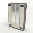 Шкаф 4-х створчатый Техномебель Венера с зеркалом_79579