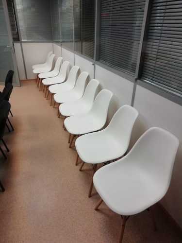 Стул для кухни Цвет мебели Eames SC-001 Белый