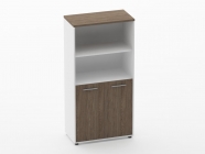 Шкаф 3 широкий закрытый с нишей Персона Грата Deka 10.16.131 Дуб Верцаска/Белый