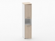 Шкаф 4 узкий закрытый, с нишей Персона Грата Deka 10.19.12Л Туя/Белый