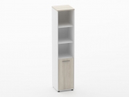 Шкаф 4 узкий закрытый, с нишей Персона Грата Deka 10.19.12Л Туя/Белый