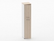 Шкаф 4 узкий закрытый Персона Грата Deka 10.19.14Л Туя/Белый