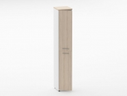 Шкаф 5 узкий закрытый Персона Грата Deka 10.23.16Л Туя/Белый