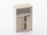 Шкаф 2 широкий закрытый с нишей Персона Грата Deka 10.12.111 Туя/Белый