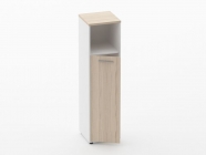 Шкаф 3 узкий закрытый с нишей Персона Грата Deka 10.16.13Л Туя/Белый