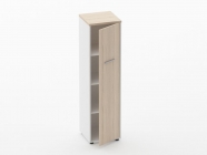 Шкаф 3 узкий закрытый, 1 дверь Персона Грата Deka 10.16.14Пр Туя/Белый