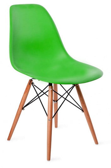 Стул для кухни Цвет мебели Eames SC-001 Зеленый
