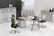 Мебель для персонала Персона Грата Deka 2 Дуб Сантана светлый