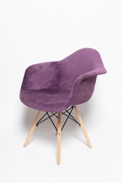 Стул кухонный Цвет мебели Eames SC-020 ткань сиреневая