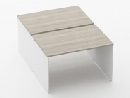 Рабочий модуль Персона Грата Deka ЛДСП каркас 75.165.12 Дуб Сантана светлый/Белый