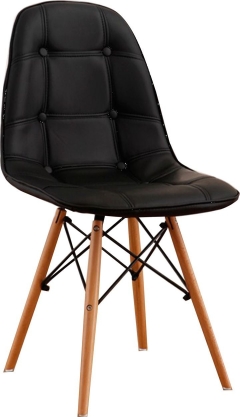 Стул кухонный Цвет мебели SC-004 экокожа Черный
