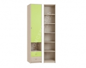 Шкаф-пенал Омскмебель Пионер Шк37 Дуб сонома-лайм