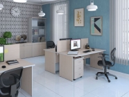 Комплект мебели для персонала POINTEX Swift 06 Светлый дуб