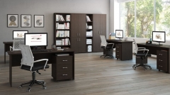 Комплект мебели для персонала POINTEX Trend TRD11 Темный дуб