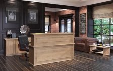 Комплект мебели для ресепшен Skyland Raut 02 Дуб девон