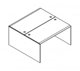 Двухместная рабочая станция Skyland W2ST 167 Дуб сонома