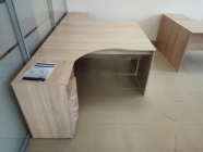 Стол письменный левый Skyland SET140-1 L Дуб Cонома Cветлый