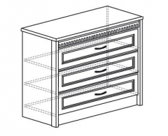 Комод Яна Лючия 192 Дуб Оксфорд серый