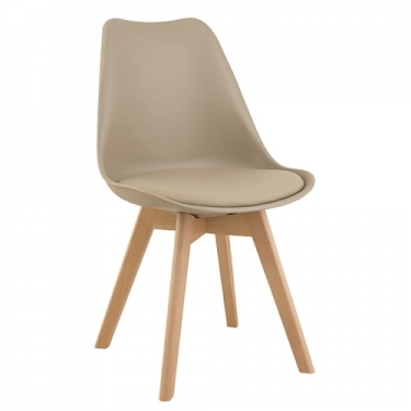 Стул кухонный Цвет мебели Eames SC-034 Бежевый