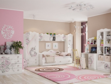 Комод Мебельсон Фэнтези MDF-06 Белый рамух