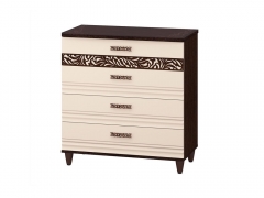 Комод Витра Катрин 92.18 Дуб венге Белый песок Браун вуд