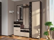 Комплект мебели для прихожей Стиль Юнона-2 2 Венге - Дуб молочный