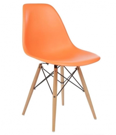 Стул для кухни Цвет мебели Eames SC-001 Оранжевый РР623
