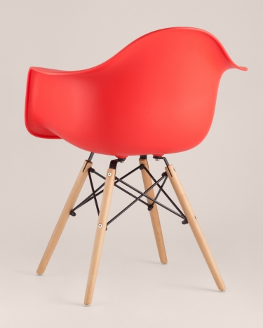 Стул Stool Group Eames DAW Красный