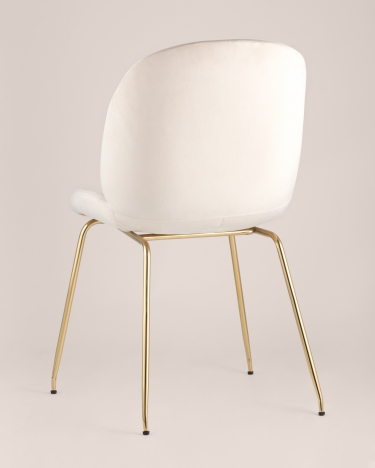 Стул Stool Group Beetle Бежевый