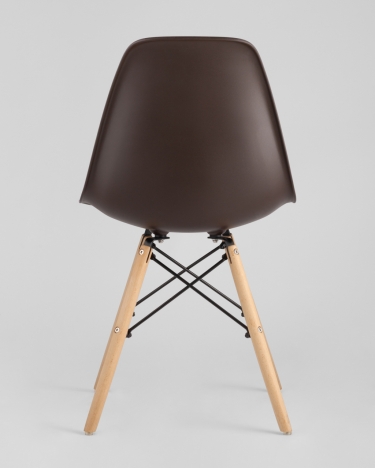 Стул Stool Group Eames DSW Коричневый