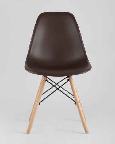 Стул Stool Group Eames DSW Коричневый