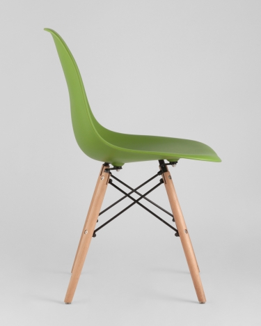 Стул Stool Group Eames Style DSW Зеленый