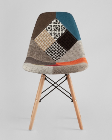 Стул Stool Group Eames DSW Пэчворк