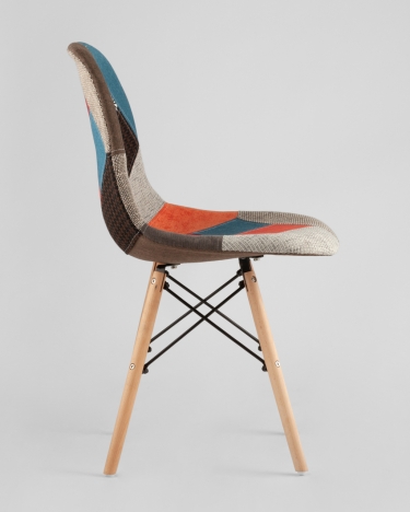 Стул Stool Group Eames DSW Пэчворк