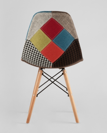 Стул Stool Group Eames DSW Пэчворк