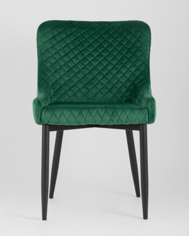 Стул мягкий Stool Group Ститч Изумрудный