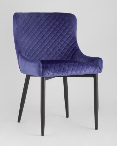 Стул мягкий Stool Group Ститч Синий