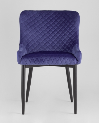 Стул мягкий Stool Group Ститч Синий
