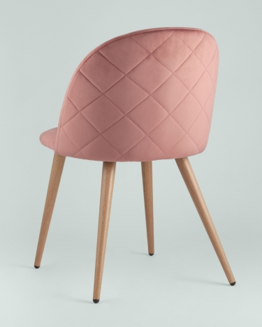 Стул Stool Group Лион с ромбами Розовый