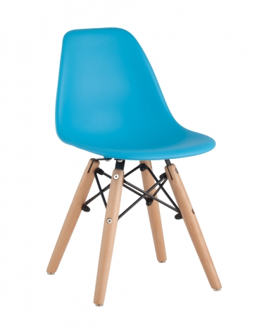 Стул Stool Group EAMES DSW детский Голубой