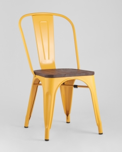 Стул Stool Group Tolix Wood 850 Желтый