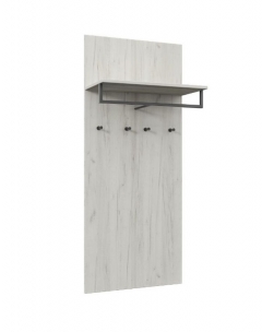 Вешалка настенная Любимый дом Сидней ЛД 672.080 М Дуб Крафт Белый