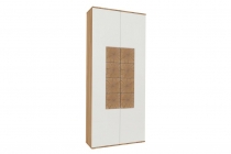 Шкаф двухстворчатый Любимый дом Фиджи ЛД 659.310.000 Дуб золотой Белый