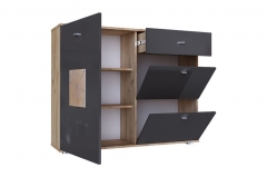 Комод комбинированный Любимый дом Фиджи ЛД 659.350.000 Дуб золотой Антрацит