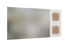 Зеркало горизонтальное Любимый дом Фиджи ЛД 659.420.000 Белый глянец