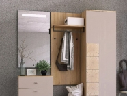 Комплект мебели для прихожей Любимый дом Фиджи ЛД 2 Дуб золотой Кашмир