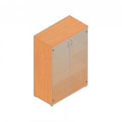 Шкаф для документов с тонированными стеклами Альтерна Р.Шс-3СТ Дуб Кронберг