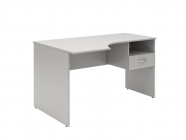 Стол письменный левый Skyland SET140-1 L c подвесной тумбой Белый