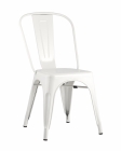 Стул Stool Group TOLIX с высокой спинкой Белый матовый