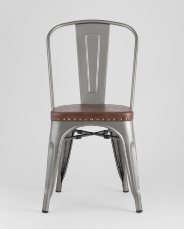 Стул Stool Group TOLIX SOFT мягкий Серебристый